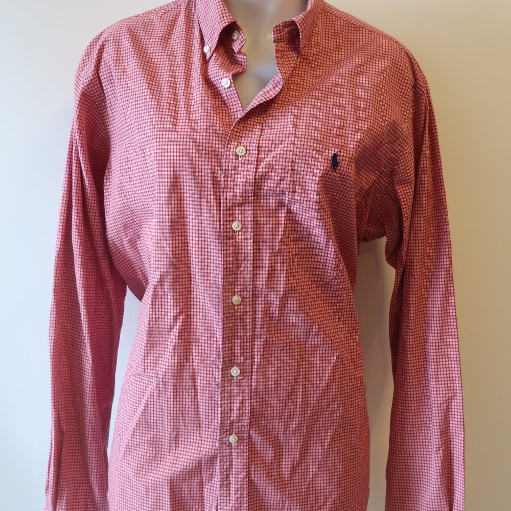 RALPH LAUREN BLUE LABEL CLASSIC FIT SHIRT 16.5 *
